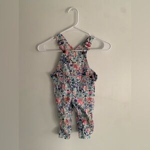 OshKosh B'gosh Floral Kids Overalls 100% Cotton 12 months